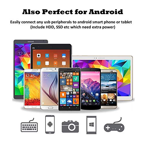 AuviPal 2-in-1 Powered Micro USB to USB OTG Adapter 90 Degree Right Angle Connector for FireStick, S/NES Classic Mini, Sega Genesis and More - 2 Pack - Image 5