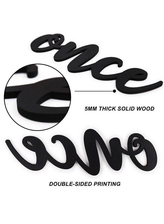 Huray Rayho Once Upon A Time Wood Sign Nursery Wall Decor Words Art Hanging Decor For Family Bookshelf Reading Nook Daycare Classroom Baby Shower Birthday Gift Ideas For Kids Toddlers Boys Girls - Image 5