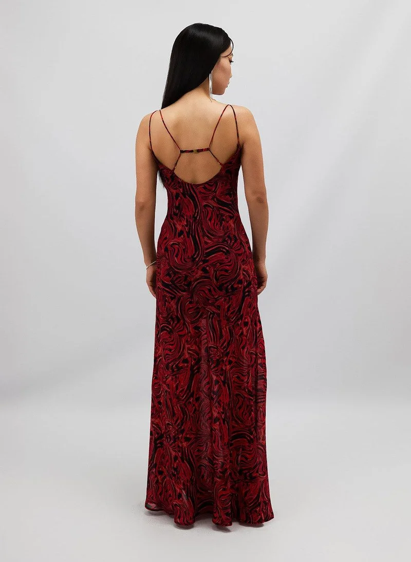 جانارا جونز Lava Chiffon Masha Dress