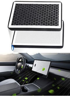 SYOSI Tesla Model 3 Model Y Air Filter HEPA, 2 Pack Cabin Air Filter HEPA for Tesla Model 3 Model Y, Tesla Air Conditional Replacement Cabin Air Filter  - Image 1