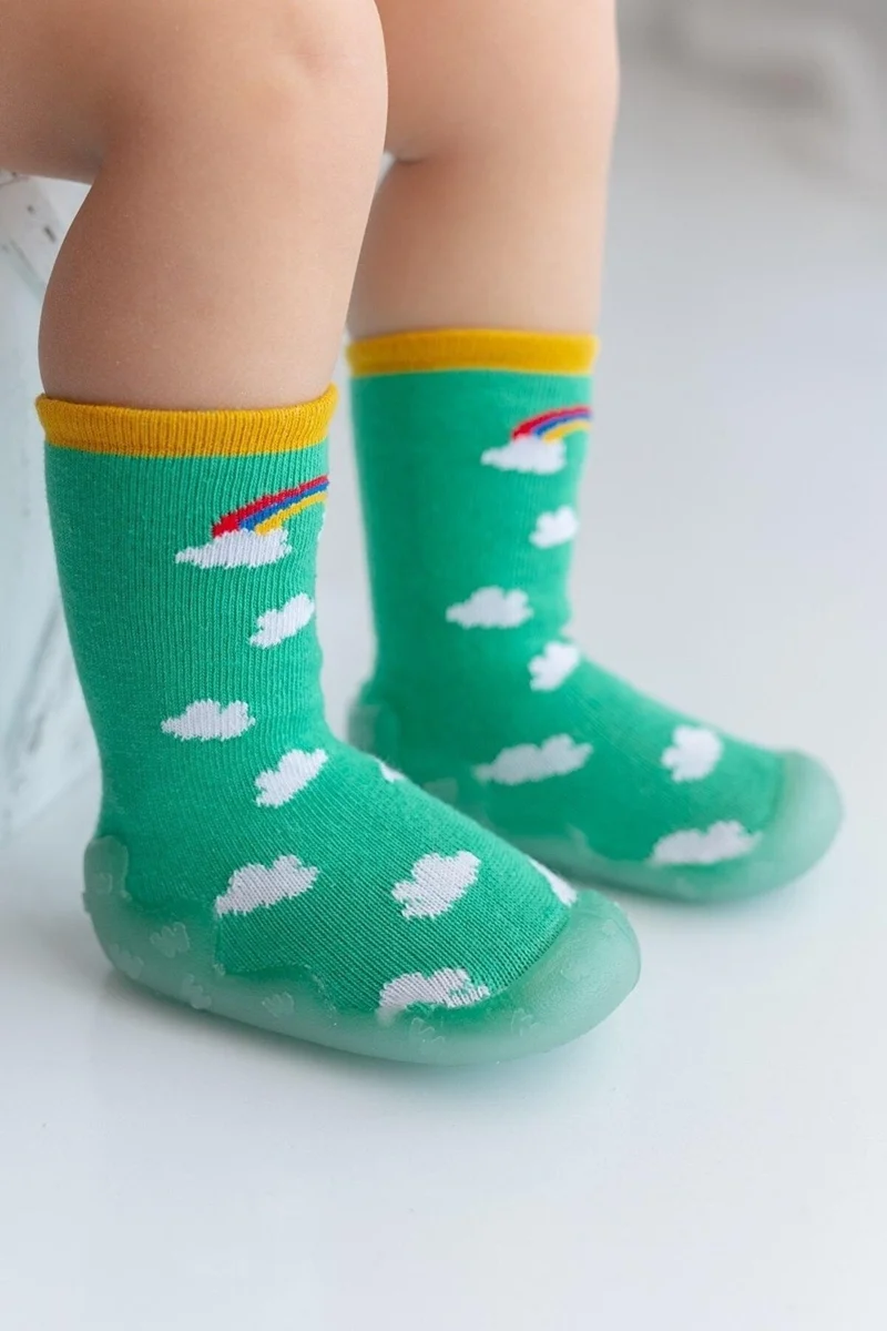 Mama Yoyo Nou Nou Rainbow Non-Slip Sock Slippers