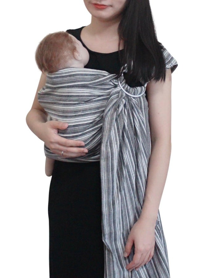 Vlokup Ring Sling Baby Carrier, Soft Cotton Baby Sling Carrier Newborn to Toddler - Image 1