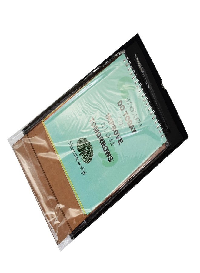 Cubic 2025 Premium Inspire You Theme Gift Set| Diary Calendar Pen | Executive diary|B5 Size|Month Cut| Natural Shade Paper|Best New Year Gift|Corporate Gift | With Book Mark | Sunday half - Image 1