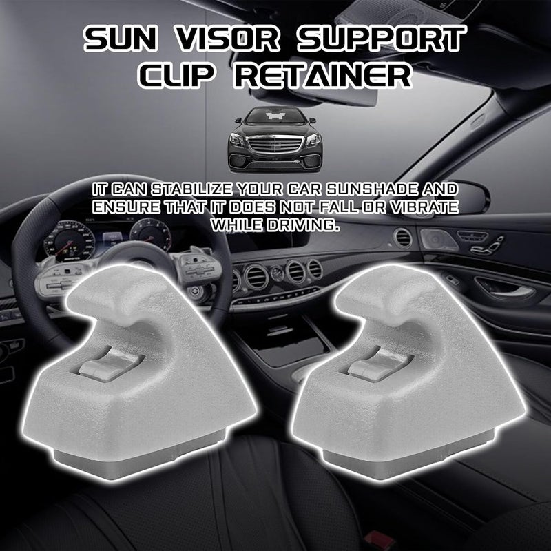 Hirificing 2PCS Sun Visor Clips Retainer for Chevrolet and Buick - Image 3