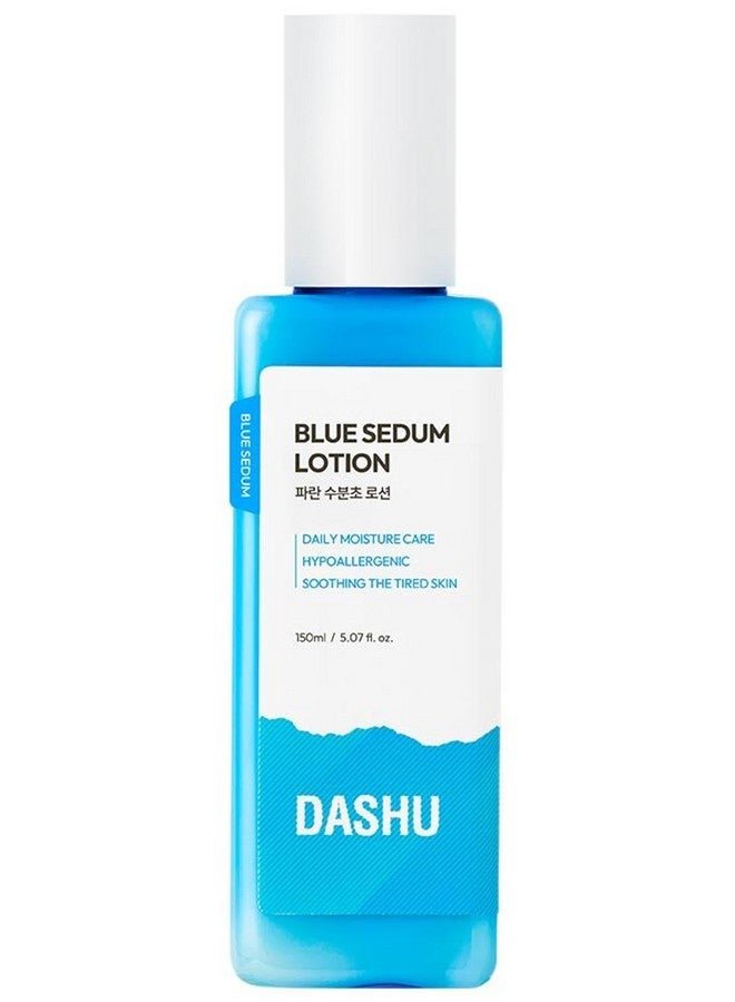 DASHU Blue Sedum Lotion | Korean Day & Night Face Lotion Barrier Repair Moisturizer w/ 8 Hyaluronic Acids | Hydrating Lotion for Men 5.07 fl oz - Image 1