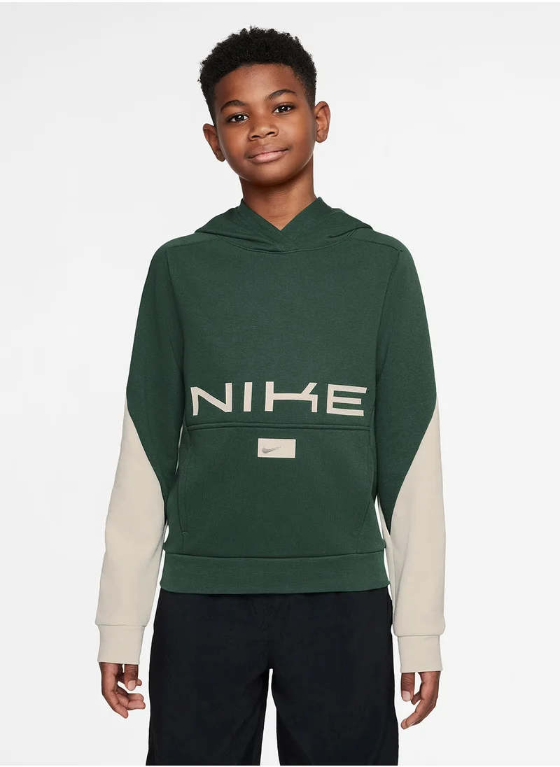 Nike Youth Dri-Fit Multi Fleece Pullover Love Hoodie