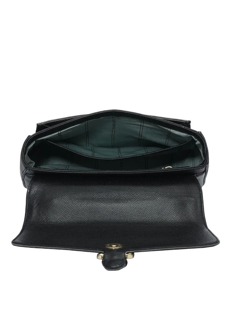 Da Milano  Genuine Leather Black Sling Bag for Women | Best Price UAE
