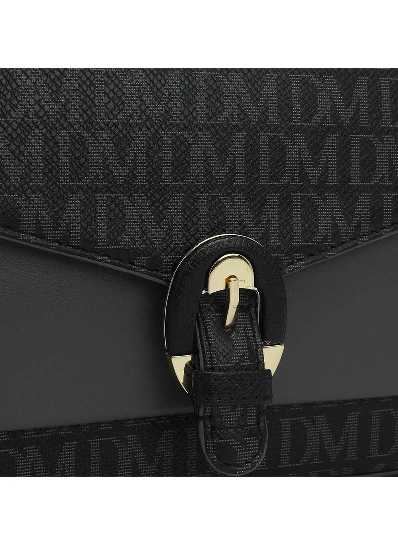 Da Milano  Genuine Leather Black Sling Bag for Women | Best Price UAE