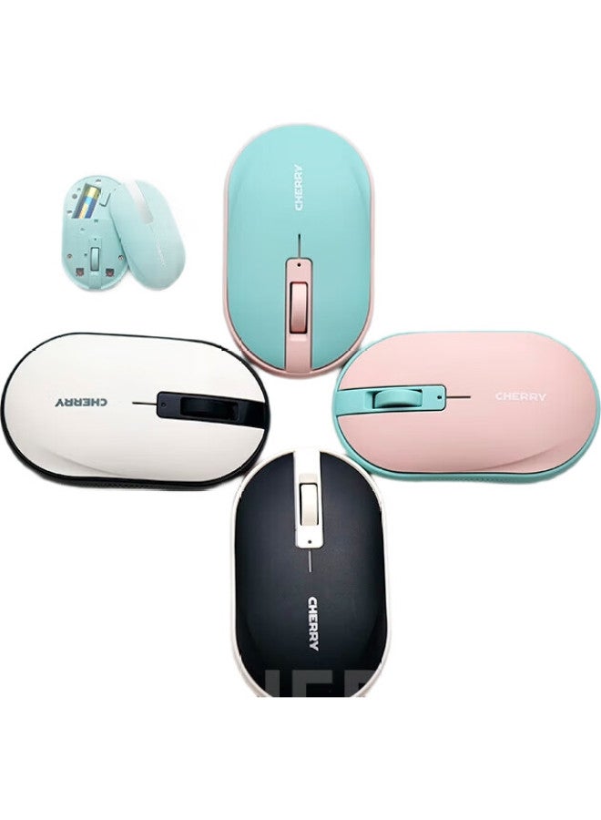 Cherry Mw5180 Wireless Bluetooth Mouse Dual Mode Notebook Computer Mouse Lightweight Silent Mouse Portable Office Mouse Moonlight White - Image 3