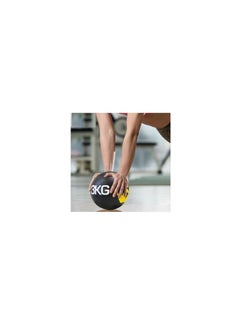Generic Medicine Ball Rubber Weights for Strength Training and CrossFit, 3kg  - Image 3