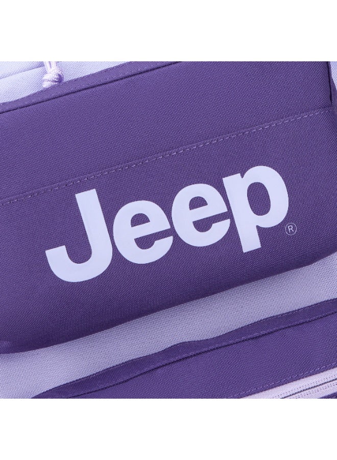 JEEP MULTIPURPOSE Padded Laptop Backpack with Water-Repellent, 15.6Inch - Purple & Get Free Lunch Bag - Black (Set of 2pcs Bundle) - Image 5