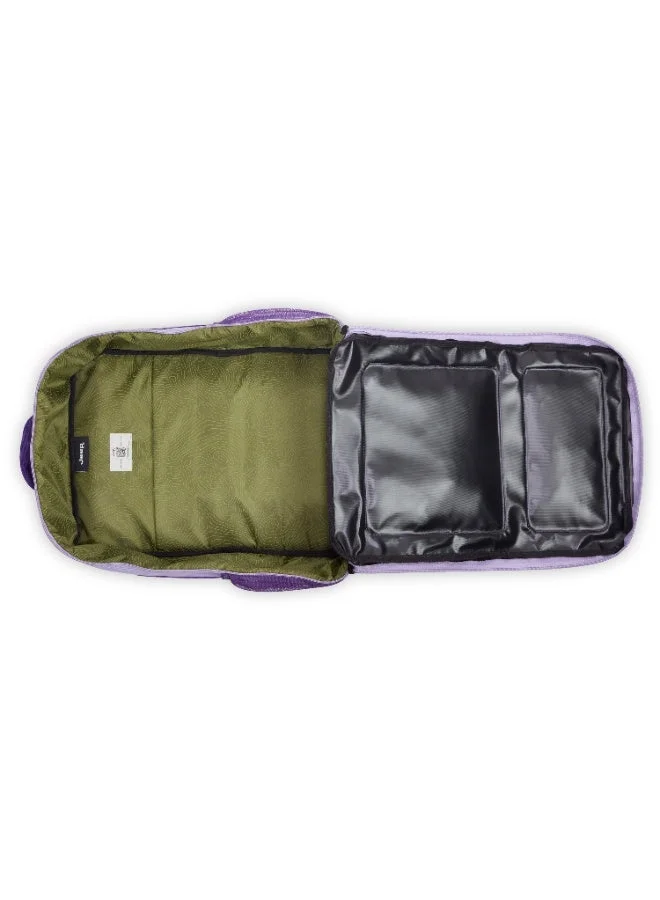 Jeep JEEP MULTIPURPOSE Padded Laptop Backpack with Water-Repellent, 15.6Inch - Purple & Get Free Lunch Bag - Black (Set of 2pcs Bundle)