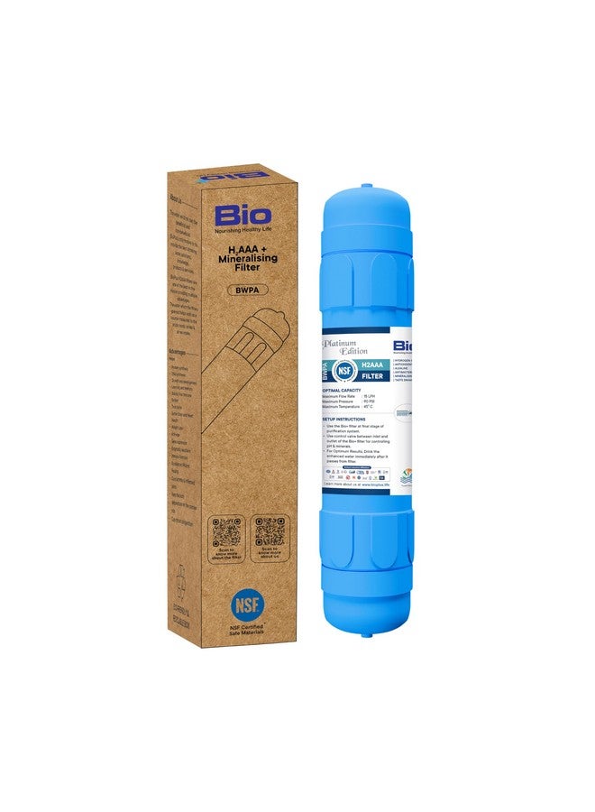 Bioplus 11" Alkaline and Mineral Water Filter Cartridge for Ro Water Purifier with antioxidant - Image 1
