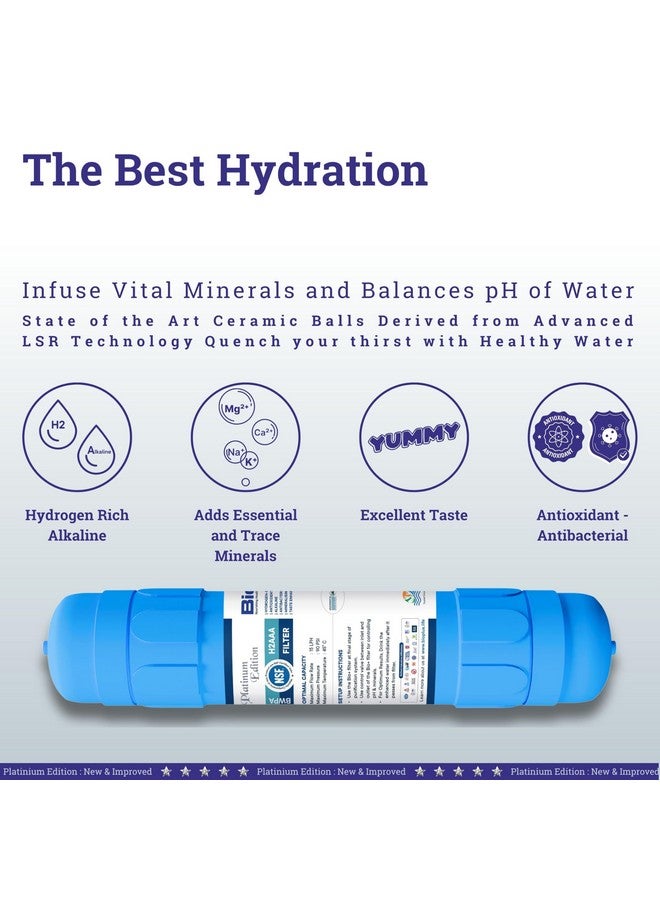 Bioplus 11" Alkaline and Mineral Water Filter Cartridge for Ro Water Purifier with antioxidant - Image 2