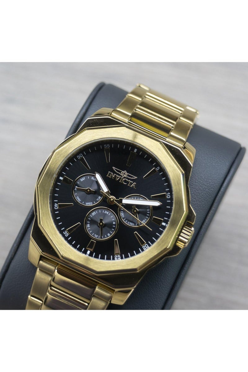 Invicta Men's Speedway 42mm Stainless Steel Quartz Watch, Gold (Model: 46849) - Image 3