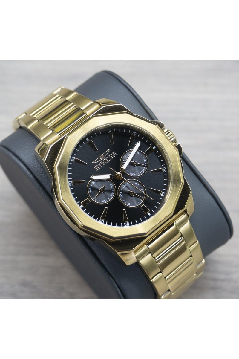 Invicta Men's Speedway 42mm Stainless Steel Quartz Watch, Gold (Model: 46849) - Image 4