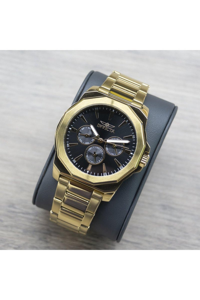 Invicta Men's Speedway 42mm Stainless Steel Quartz Watch, Gold (Model: 46849) - Image 2
