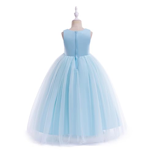 DPKM Flower Girls Formal Wedding Dress for Tulle Party Bridesmaid Pageant Princess Kids Birthday Prom Ball Gown - Image 4