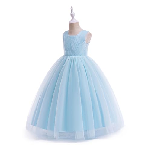 DPKM Flower Girls Formal Wedding Dress for Tulle Party Bridesmaid Pageant Princess Kids Birthday Prom Ball Gown - Image 5