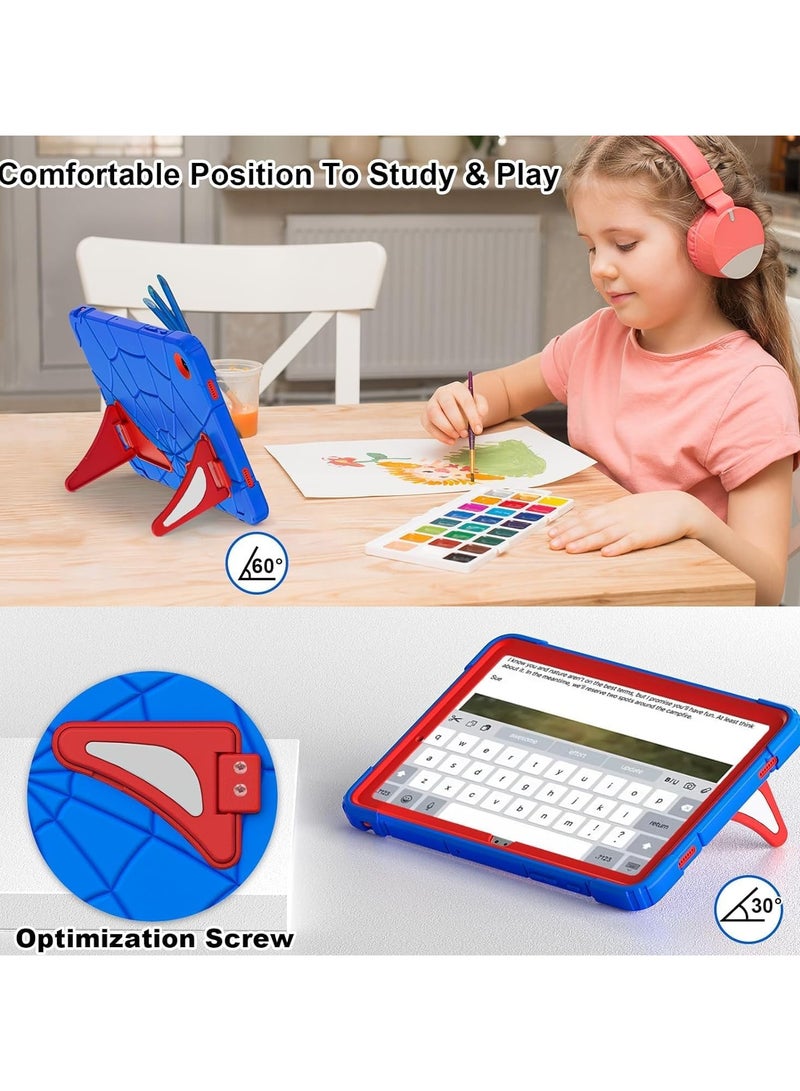 حافظة لجهاز Galaxy Tab A9 - حافظة سامسونج Galaxy Tab A9 بحجم 8.7 بوصة للأطفال 2023 - حافظات تابلت سامسونج مع حامل - حماية من الصدمات بزاوية سميكة - حافظة سامسونج Tab A9 بحجم 8.7 بوصة (متعددة الألوان) - Image 4