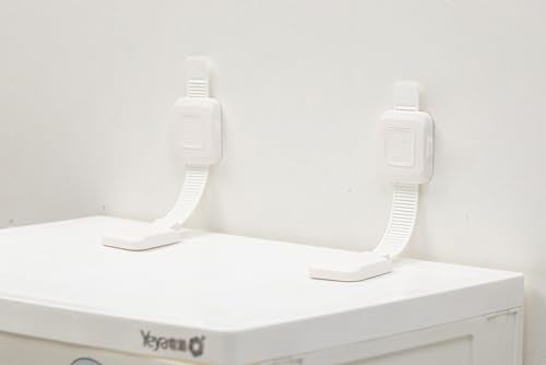 YEYA Upgraded No Drill Furniture Anchors for Baby Proofing, Anti-Tip Adjustable Straps, 4 Pack - Image 2