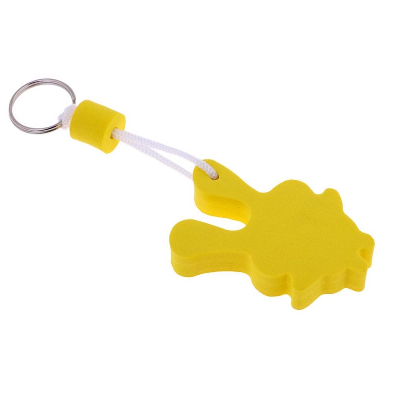 Yacht Sailing Boating Floating Key Ring Keyring Key Chain Rabbit Yellow - Image 2