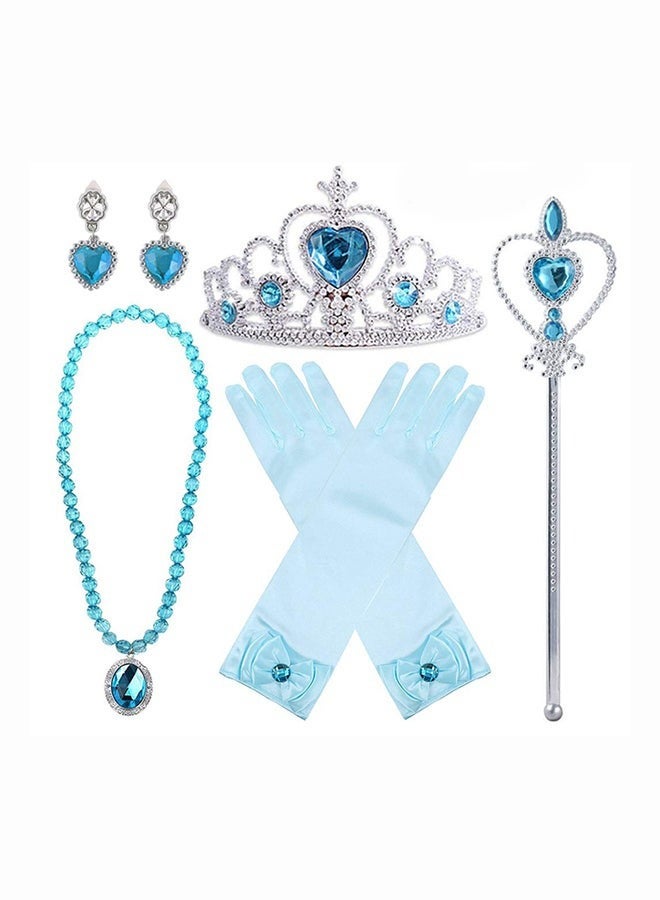 Bukela 5 Piece Princess Sofia Dress Up Cosplay Set - Image 1