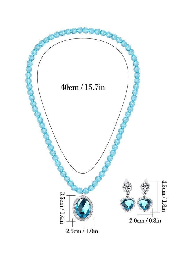 Bukela 5 Piece Princess Sofia Dress Up Cosplay Set - Image 3