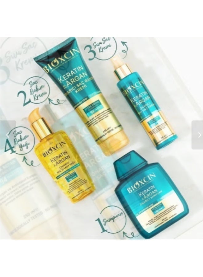 Bioxcin Keratin Argan Repair Hair Oil 150ml for Damaged, Dull Hair - Image 3