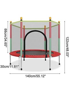 Generic Home Indoor Adult Children Trampoline with Protection Net -140cm  - Image 5