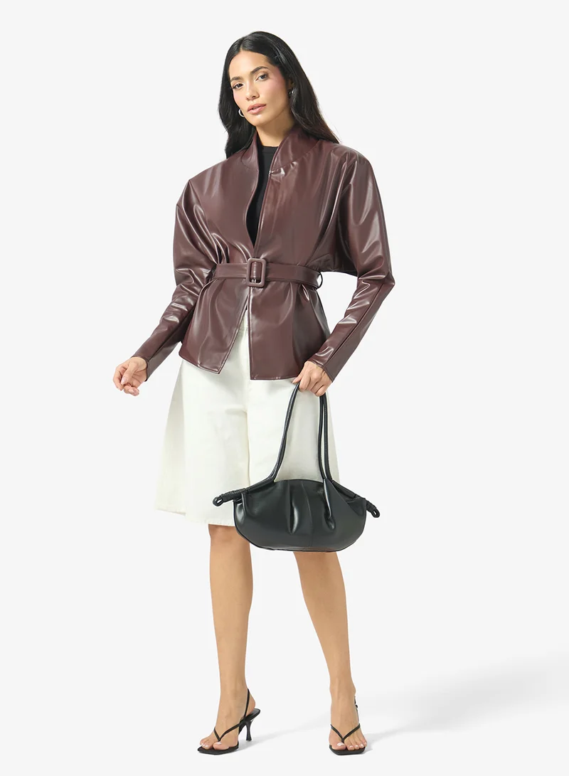 Ella  PU Coat for Women | Best Price UAE
