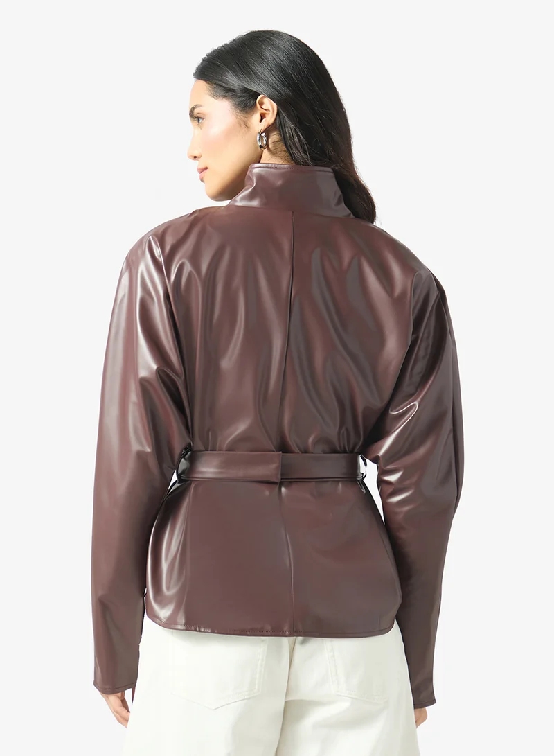 Ella PU Coat