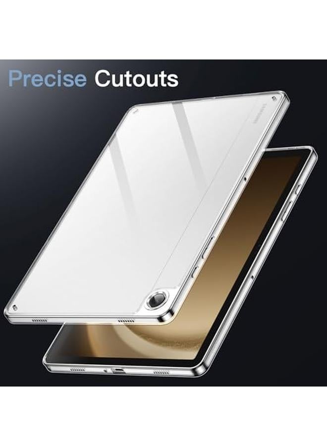 Jetech Clear Case For Samsung Galaxy Tab A9 Plus A9+ 11 Inch Anti Yellowing Transparent Shockproof Slim Tablet Cover With Hard Pc Back And Soft Tpu Bumper Clear - Image 5