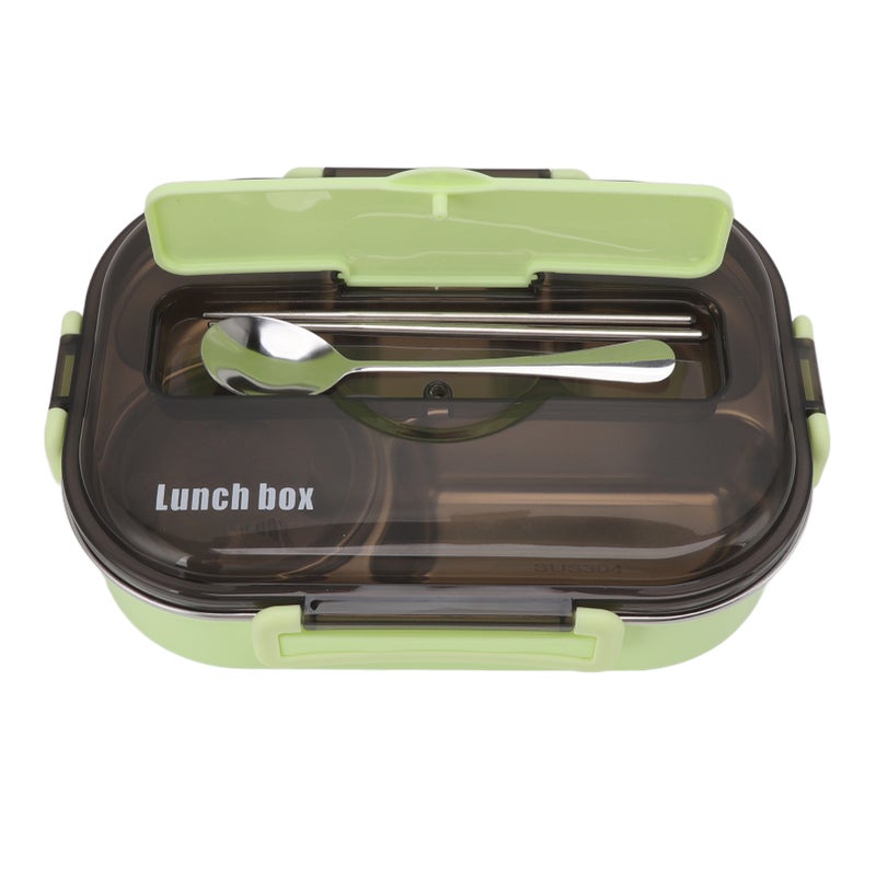 Lunch Container Box Stainless Steel Thermal Lunch Storage Box with Soup Bowl Chopsticks Spoon for Adults Children Pink - Image 5