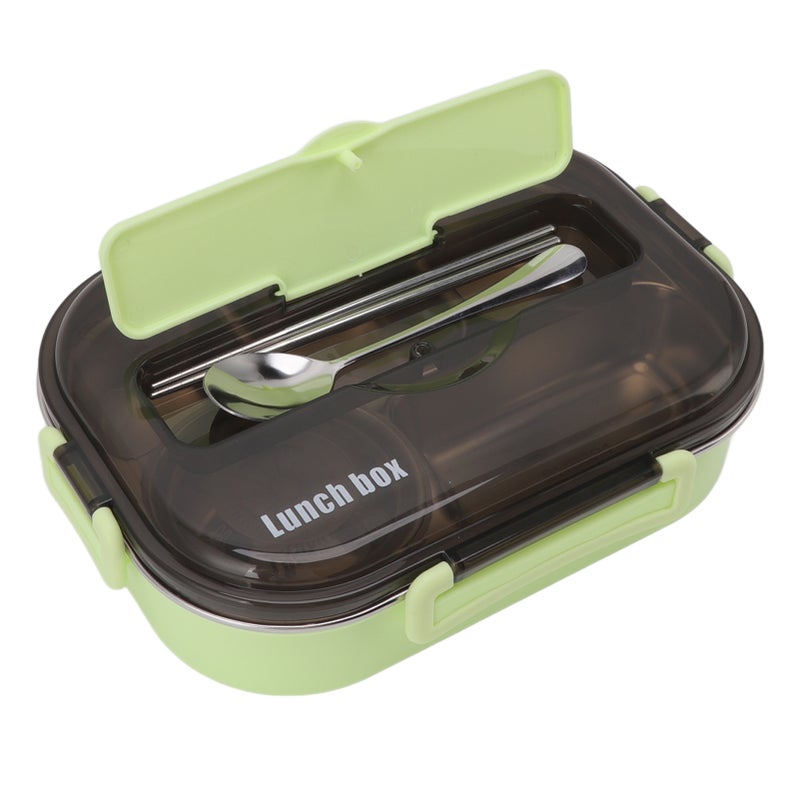 Lunch Container Box Stainless Steel Thermal Lunch Storage Box with Soup Bowl Chopsticks Spoon for Adults Children Pink - Image 3