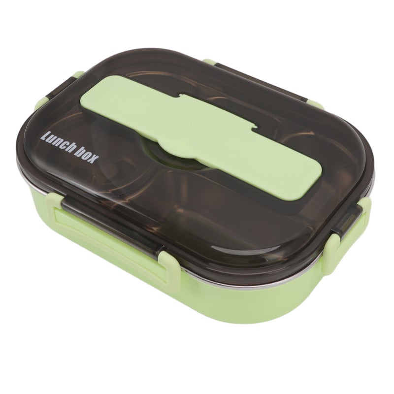 Lunch Container Box Stainless Steel Thermal Lunch Storage Box with Soup Bowl Chopsticks Spoon for Adults Children Pink - Image 2
