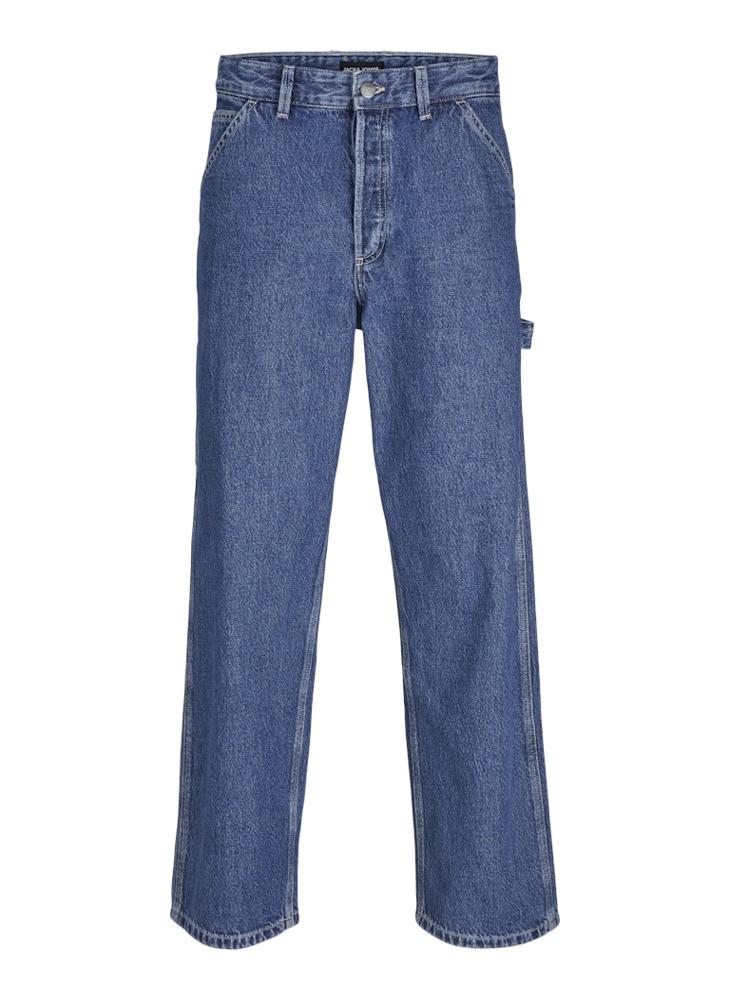 JACK & JONES - Jjialex Jjcarpenter Mf 840 Mid Wash Stright Fit Jeans - Image 1
