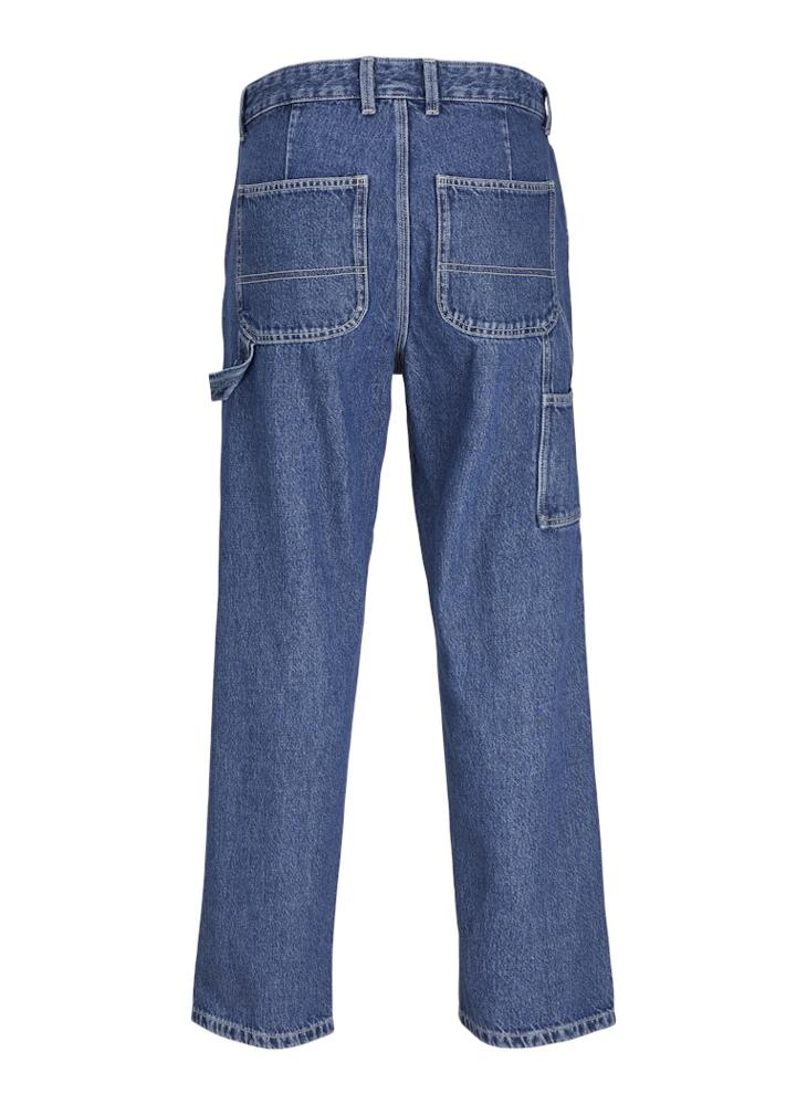 JACK & JONES - Jjialex Jjcarpenter Mf 840 Mid Wash Stright Fit Jeans - Image 1