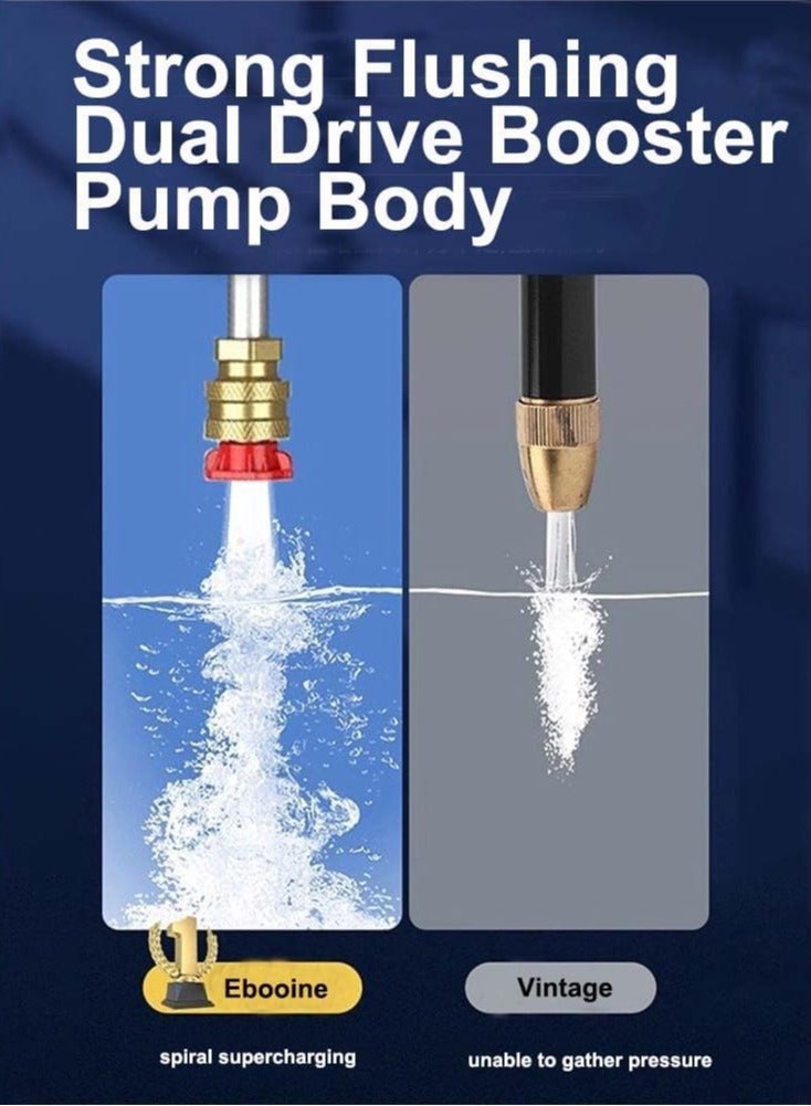 مضخة غسيل السيارات اللاسلكية المحمولة  مع طقم ملحقات متكامل وحقيبة تخزين - Image 4