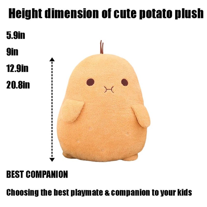 Labauxite Cute Potato Plush Toy Kawaii Potato Stuffed Doll Soft Stuffed Food Potato Plushie Pillow Toys Doll Kids Gifts (20.8In) - Image 4
