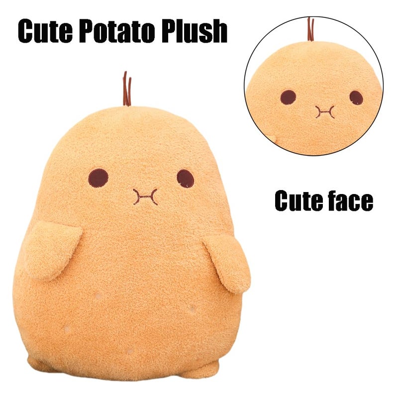 Labauxite Cute Potato Plush Toy Kawaii Potato Stuffed Doll Soft Stuffed Food Potato Plushie Pillow Toys Doll Kids Gifts (20.8In) - Image 3