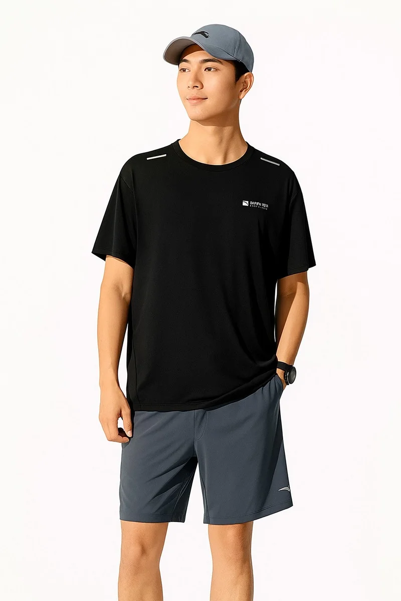 انتا تيشيرت بأكمام قصيرة للتدريب المتقاطع