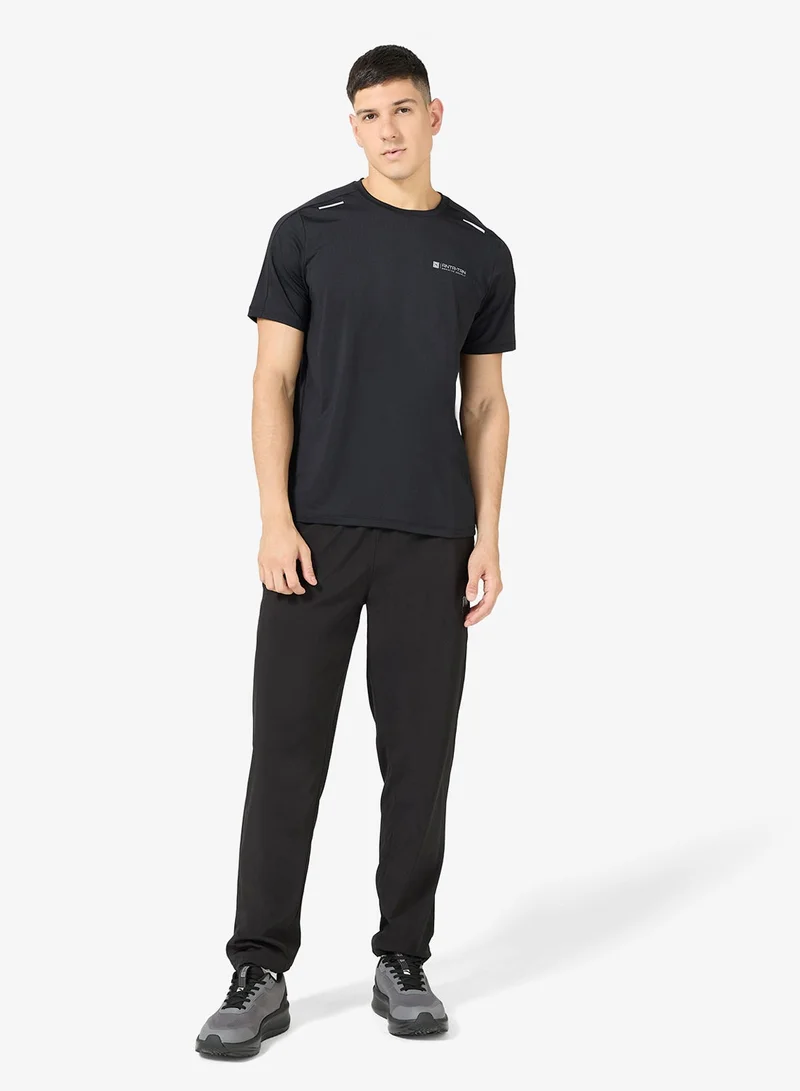 ANTA Black Men’s COOL I Quick-Dry Training T-Shirt/Moisture-Wicking · High Stretch · All-Day Comfort for Men | Best Price UAE