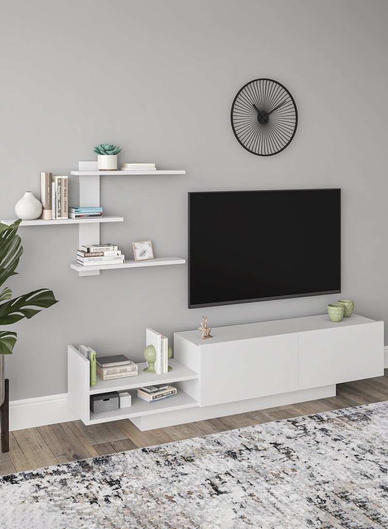 sahaba وحدة تلفزيون إيجمن باللون الأبيض - Image 2