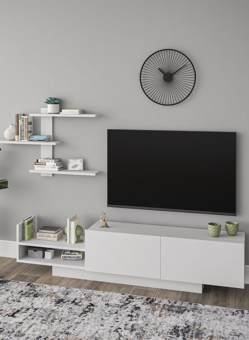 sahaba وحدة تلفزيون إيجمن باللون الأبيض - Image 3