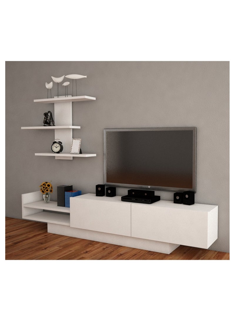 sahaba وحدة تلفزيون إيجمن باللون الأبيض - Image 4