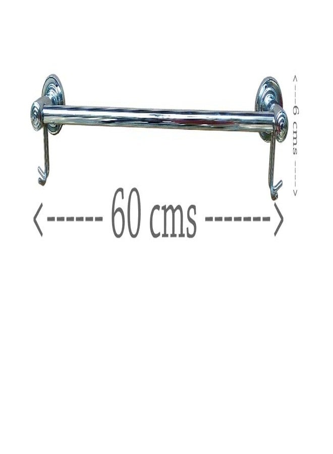 SUNDEX- Stainless Steel 24 inch Batheoom and Kitchen Towel Stand/Hanger/Towel Rod - Image 3