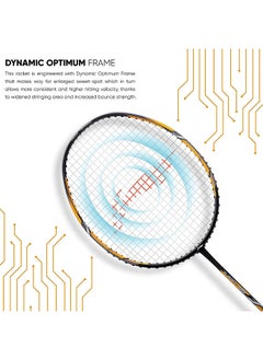 Turbo 99 Carbon Fibre Strung Badminton Racket with Full Racket Cover | For Intermediate Players | 84 grams | Maximum String Tension - 30lbs - pzsku/Z295FC0CAAE3D9E192598Z/45/_/1692272211/a23a9e83-b872-4da1-8952-1cab1223c556