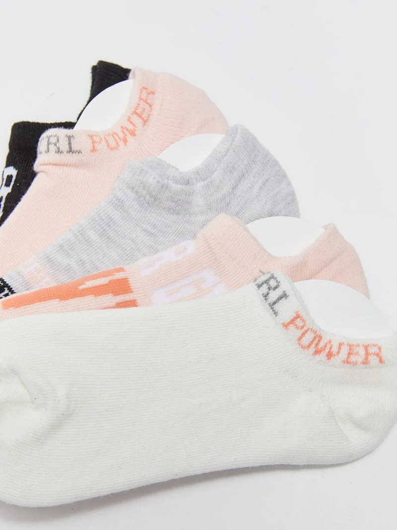 LC WAIKIKI Lcw Dream Patterned Girls Booties Socks 5-Pack