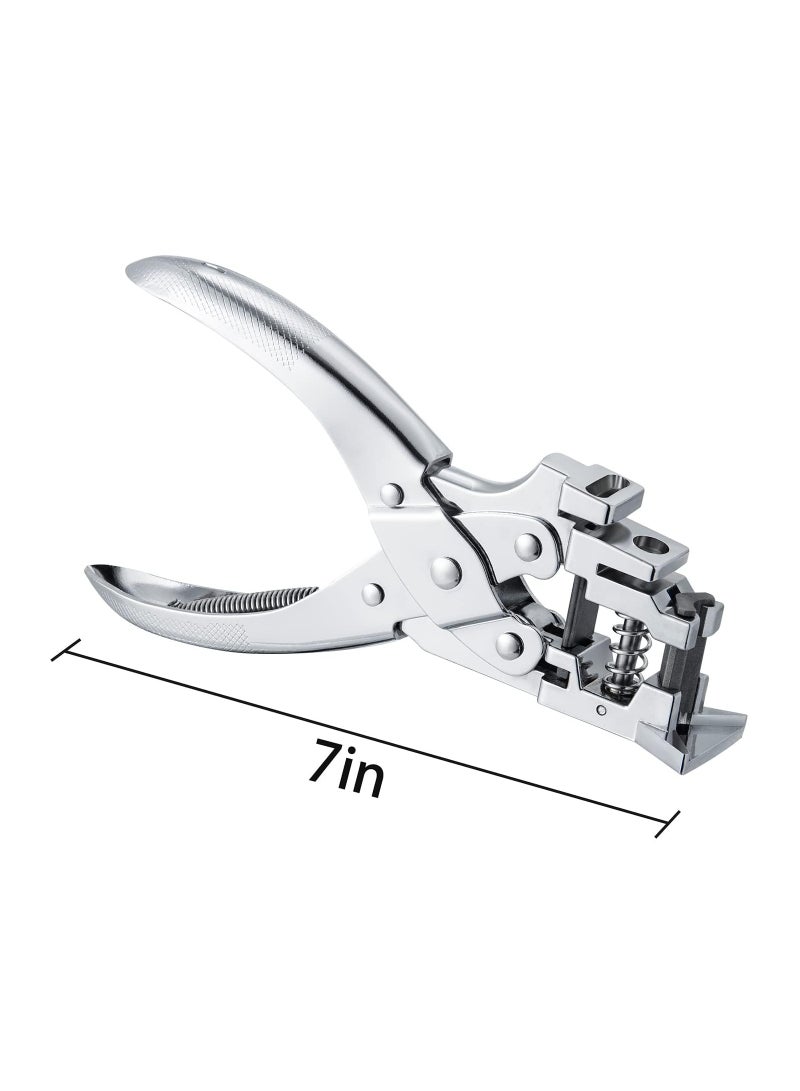 Zikra 3 in 1 Badge Slot Hole Punch for ID Card,  Handheld Card Puncher Suitable for PVC Material, Business Cards and Cardstock(1/8"×33/64" Slot Hole, 3/16" Round Hole and R5 Corner Rounder in one) - Image 5